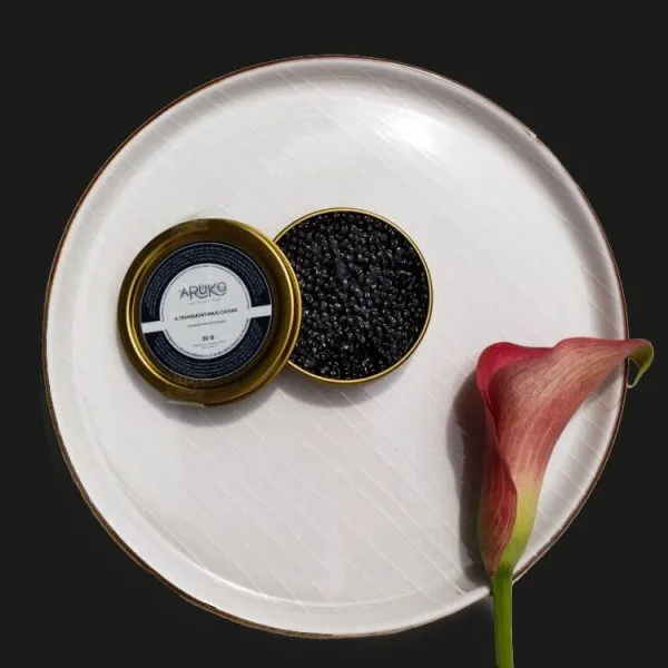 Black caviar of white sturgeon 30 grams