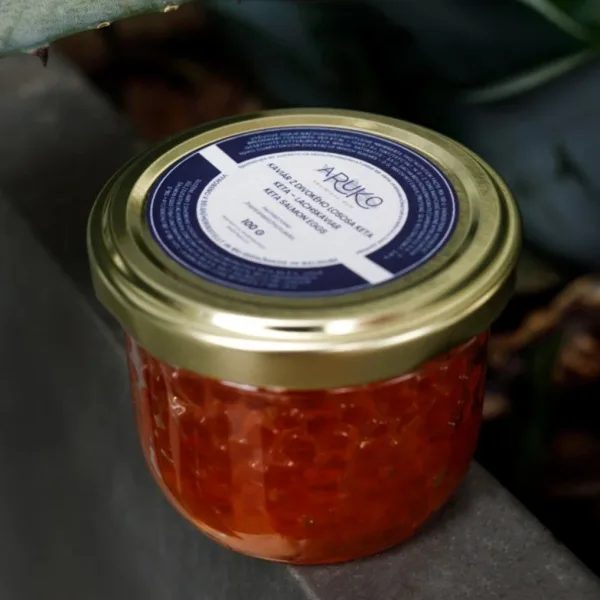 Red chum salmon caviar 100g